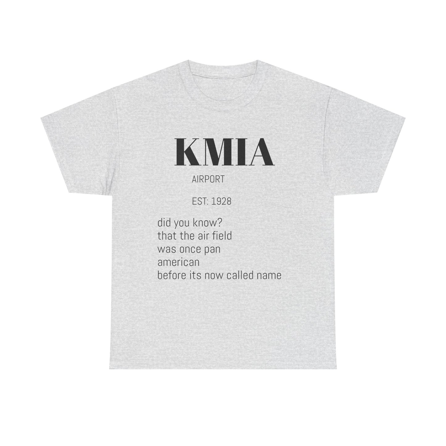 KMIA airport t-shirt