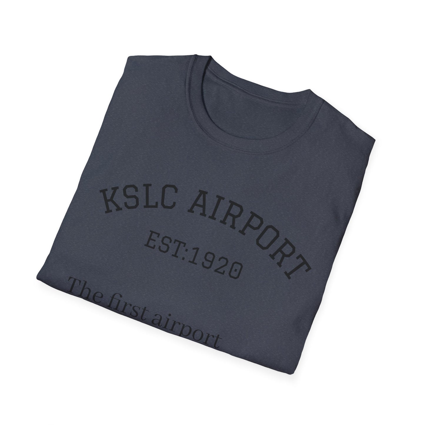 KSLC airport map t-shirt