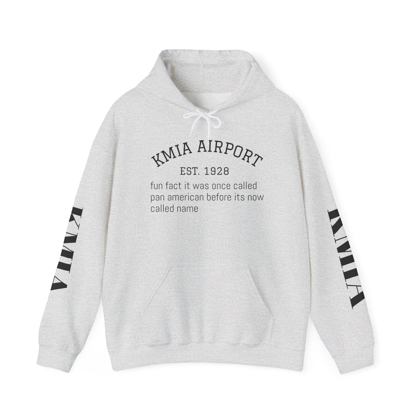 KMIA airport map hoodie