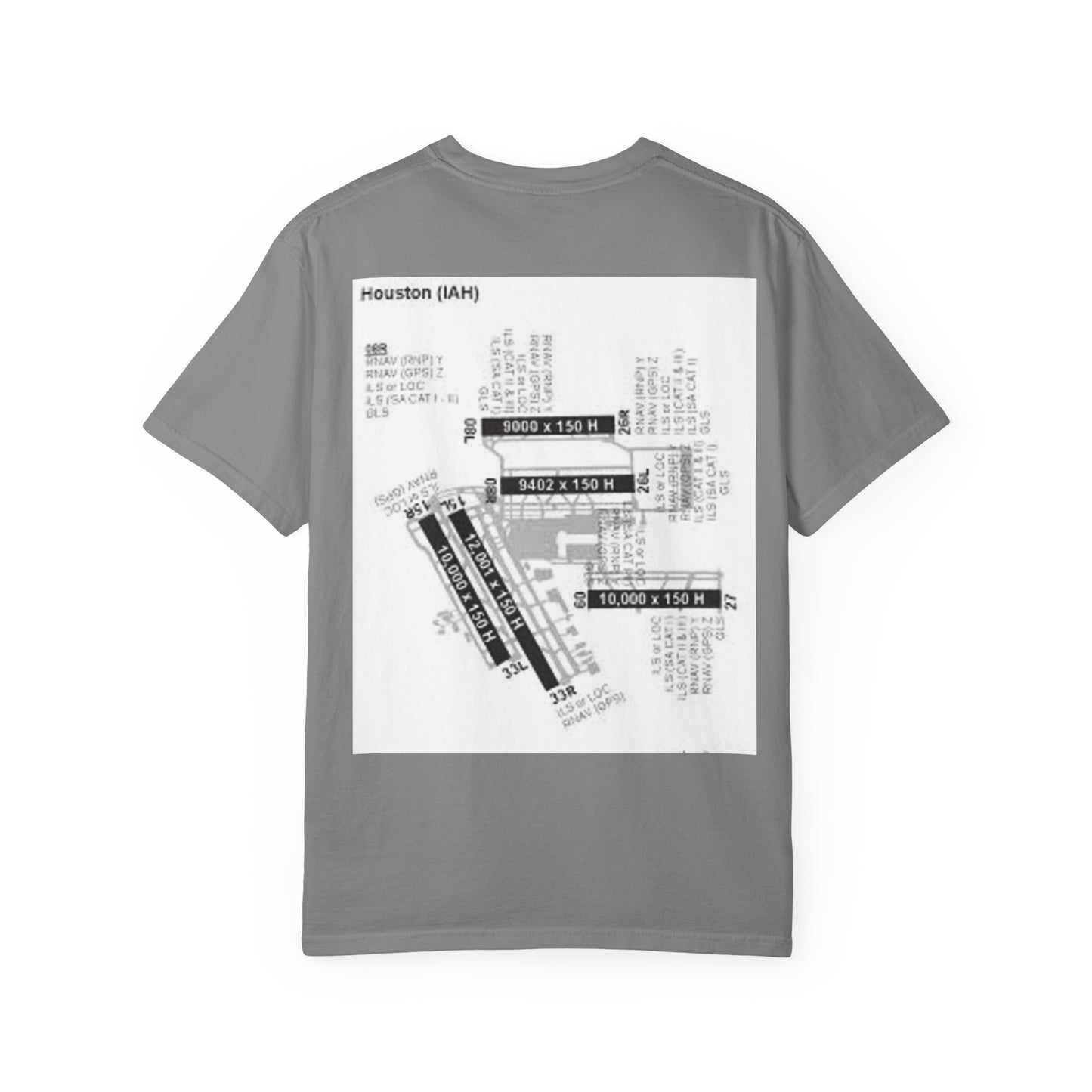 KIAH airport map tee