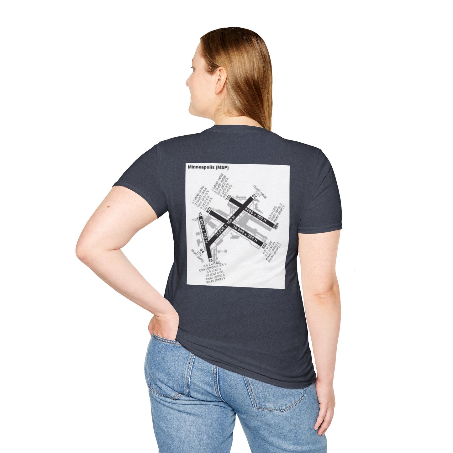 KMSP airport t-shirt