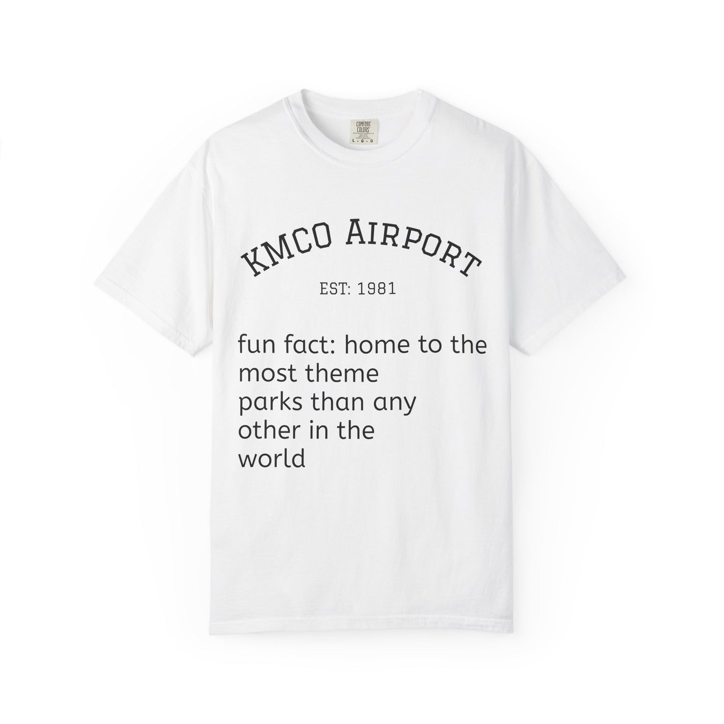KMCO airport tee