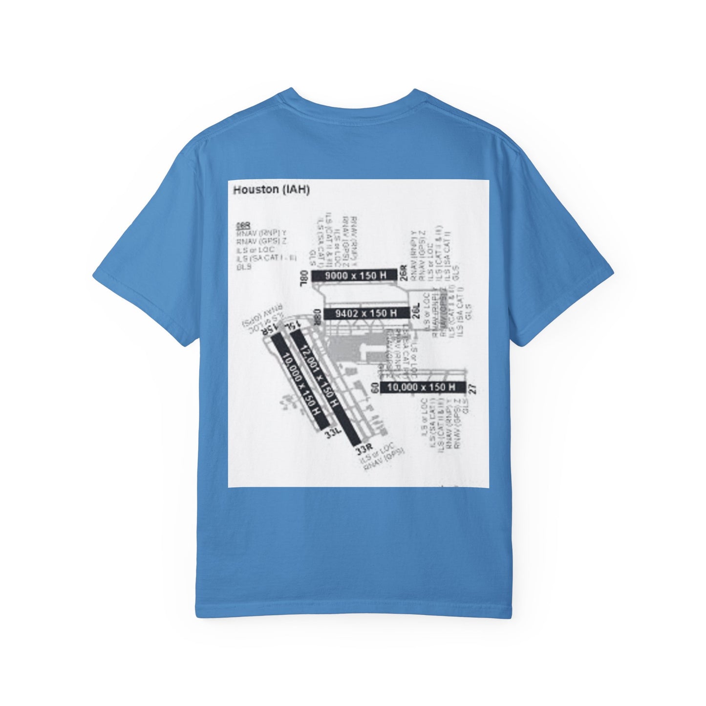 KIAH airport map tee