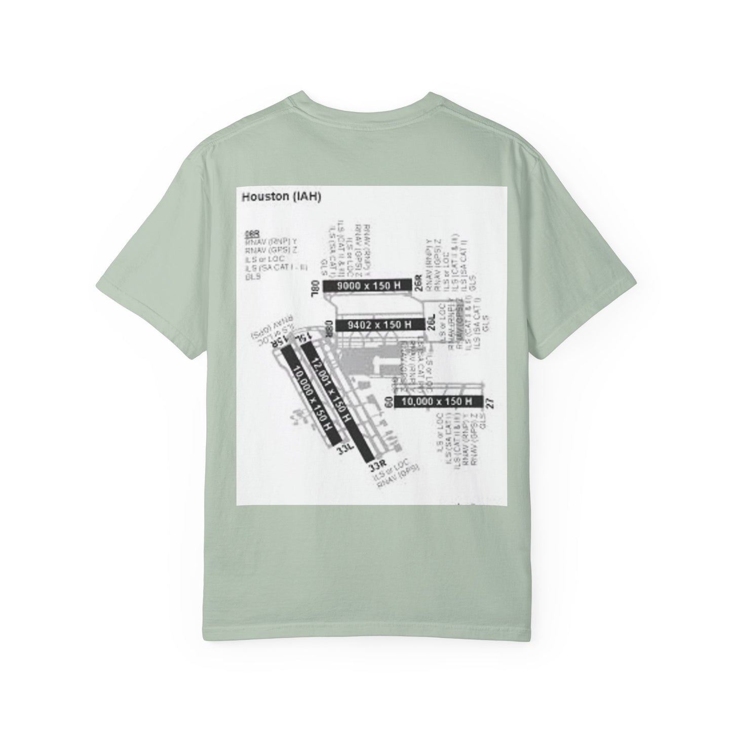 KIAH airport map tee