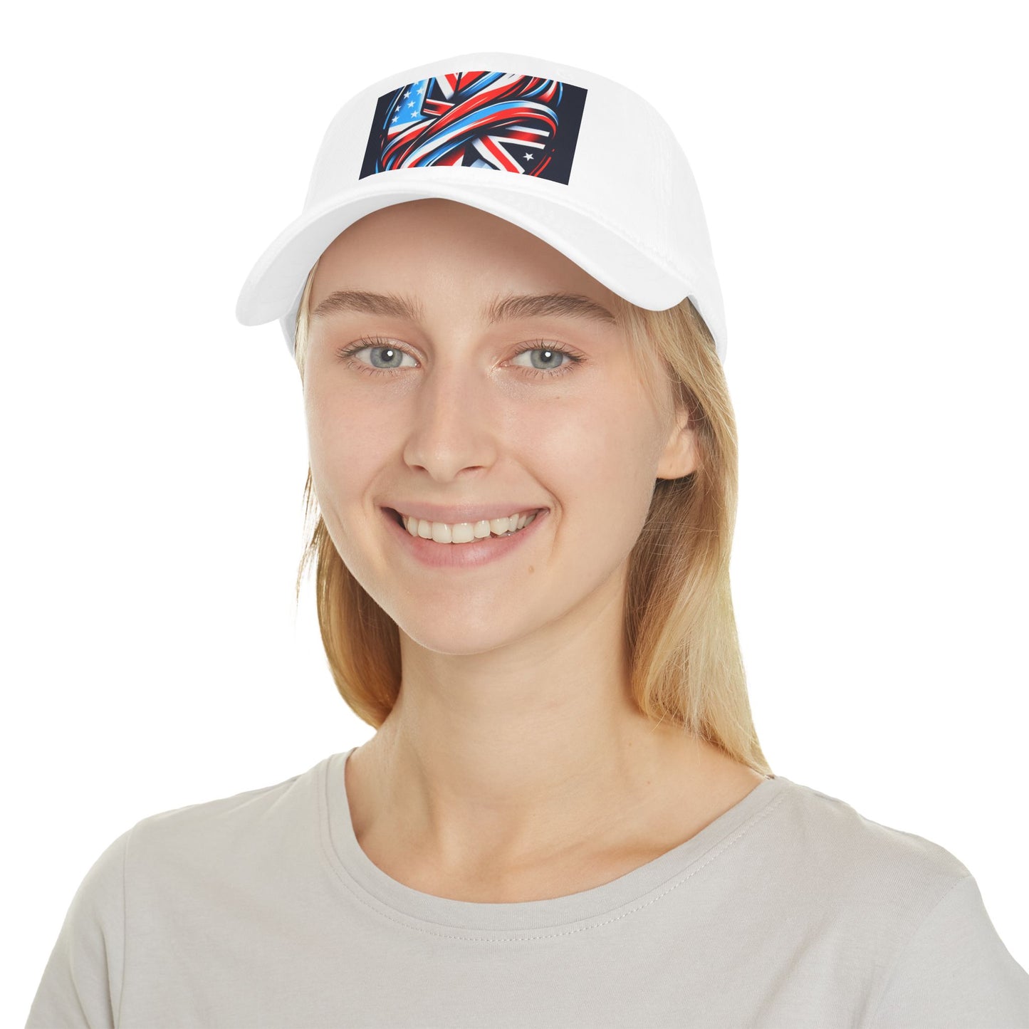 usa and uk flag hat