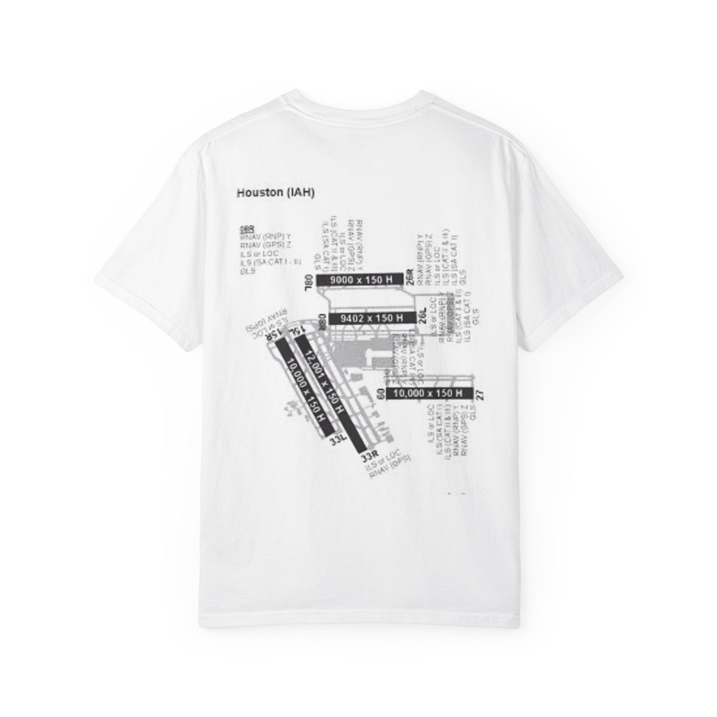 KIAH airport map tee