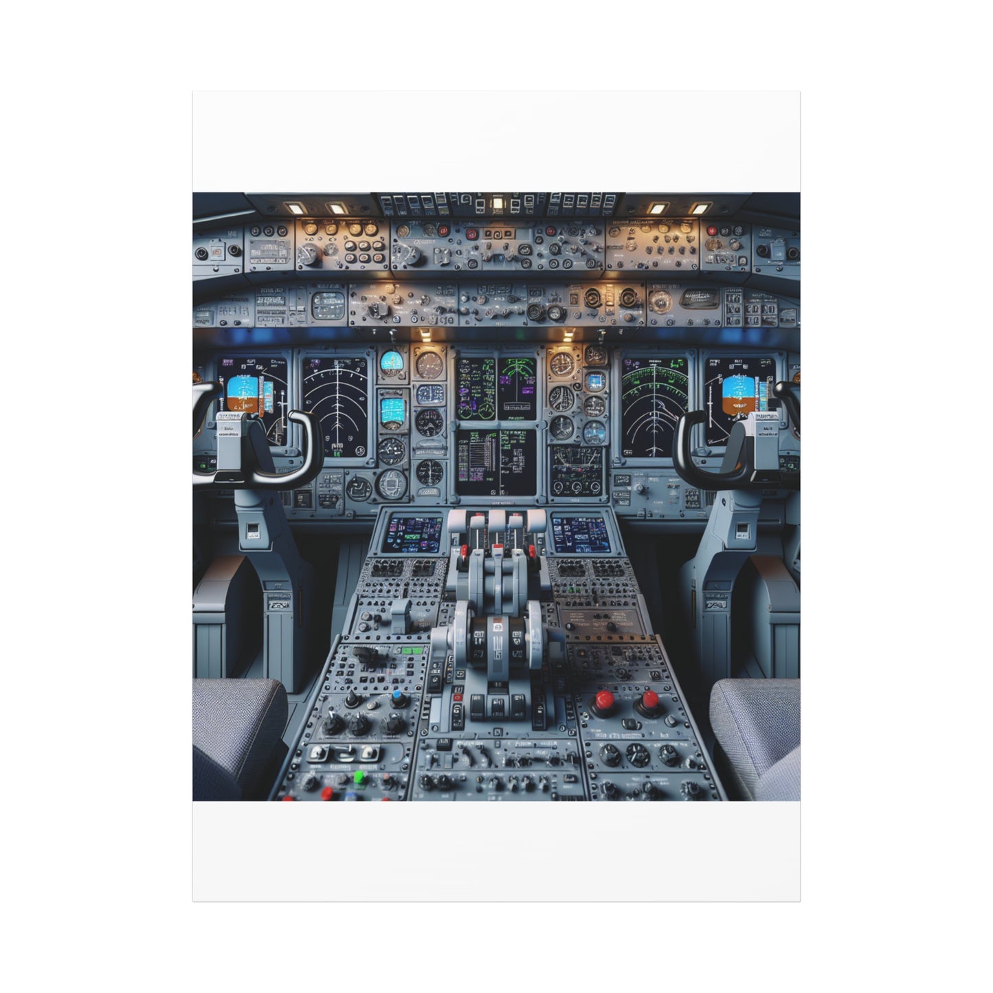 airplane controls canvas