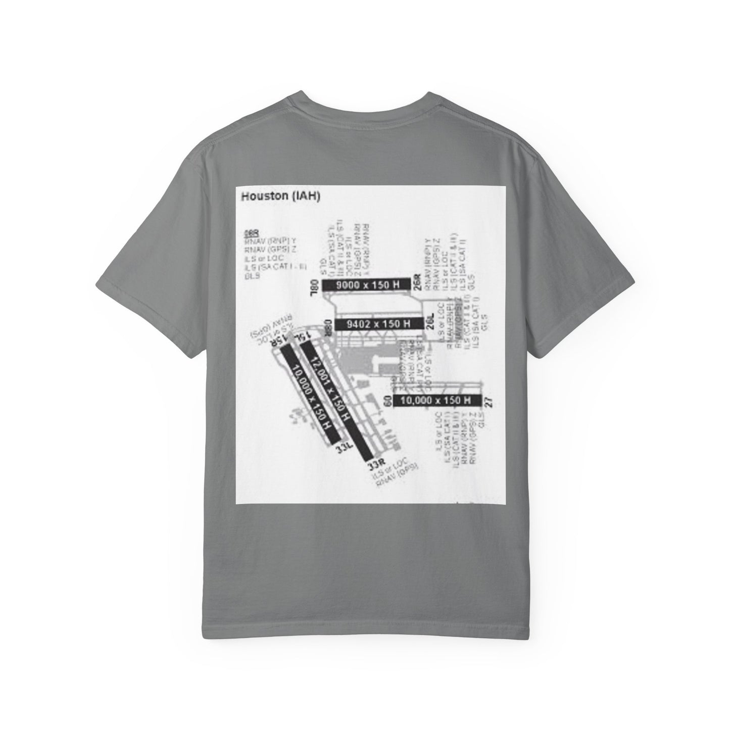 KIAH airport map tee
