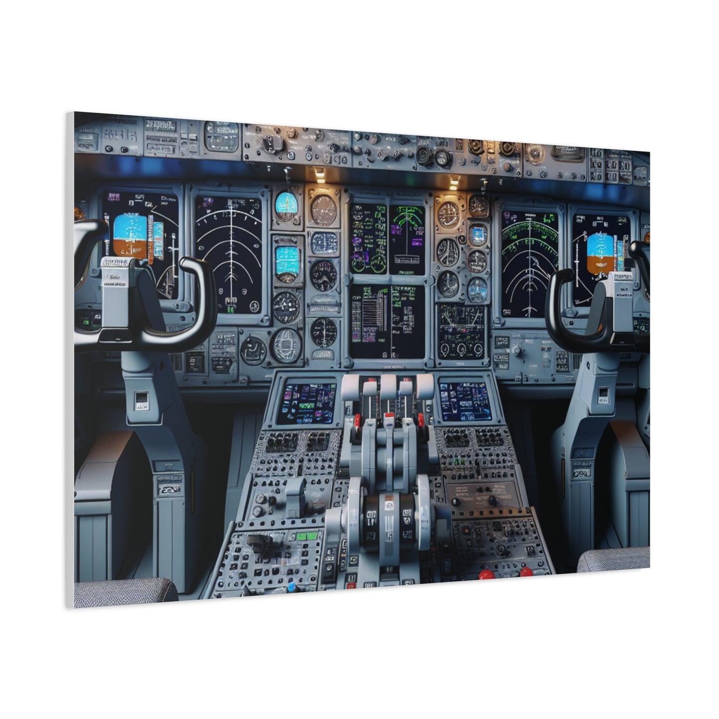 airplane controls canvas