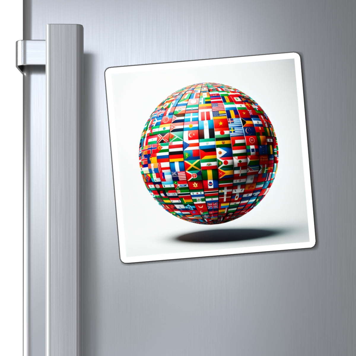 world flag magnet