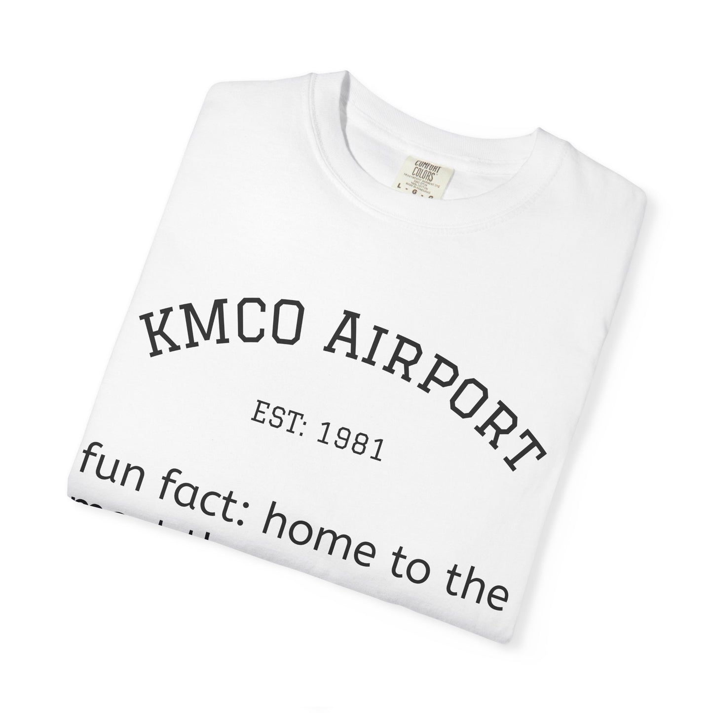 KMCO airport tee