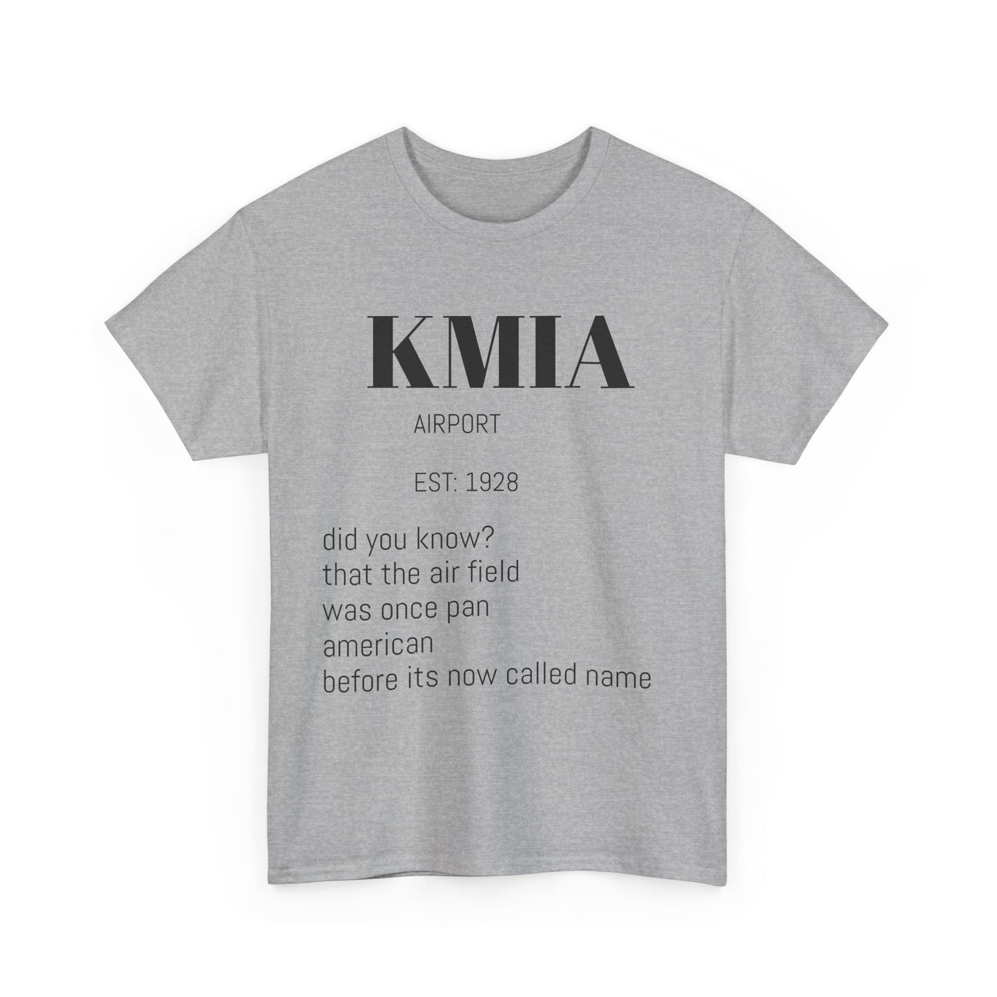 KMIA airport t-shirt