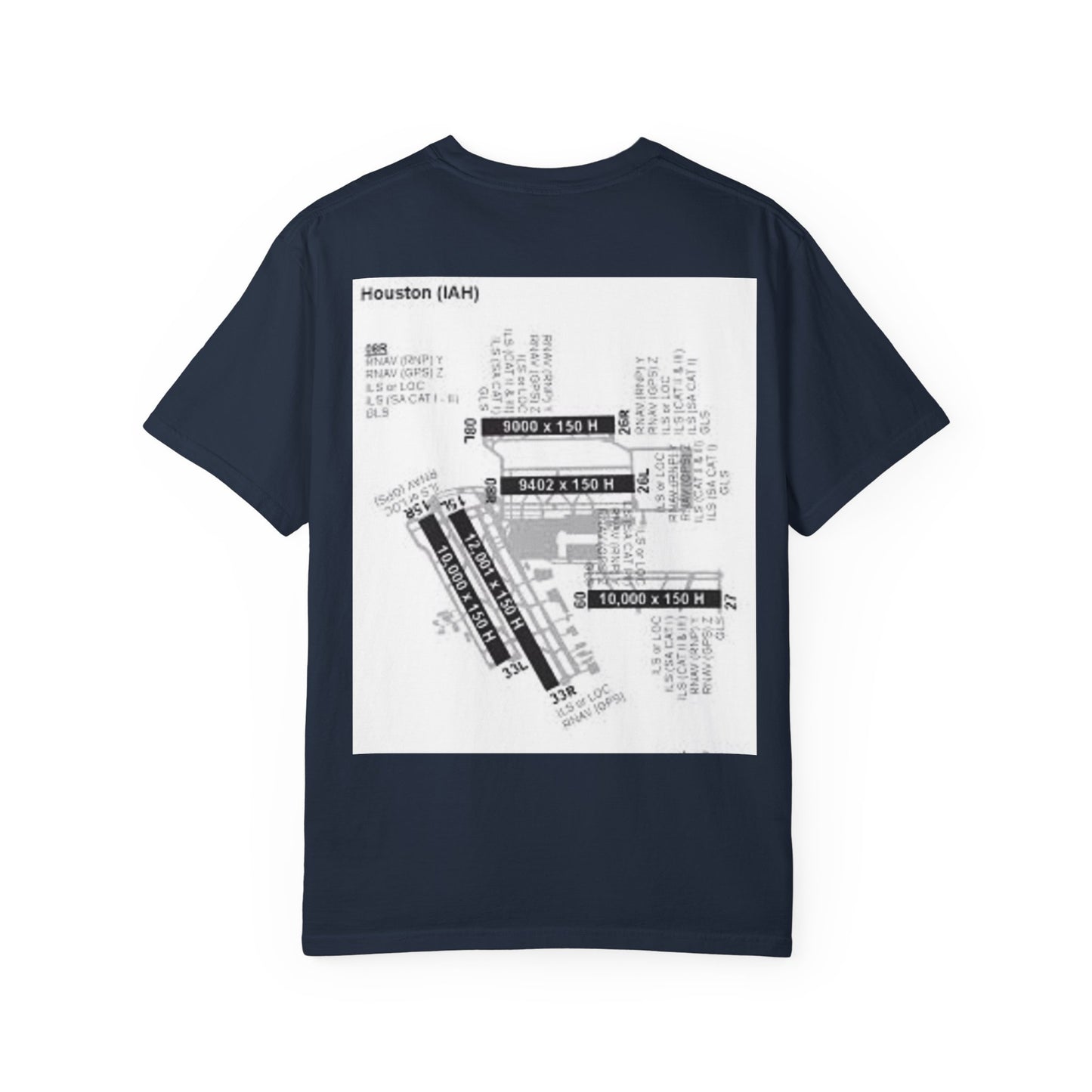 KIAH airport map tee