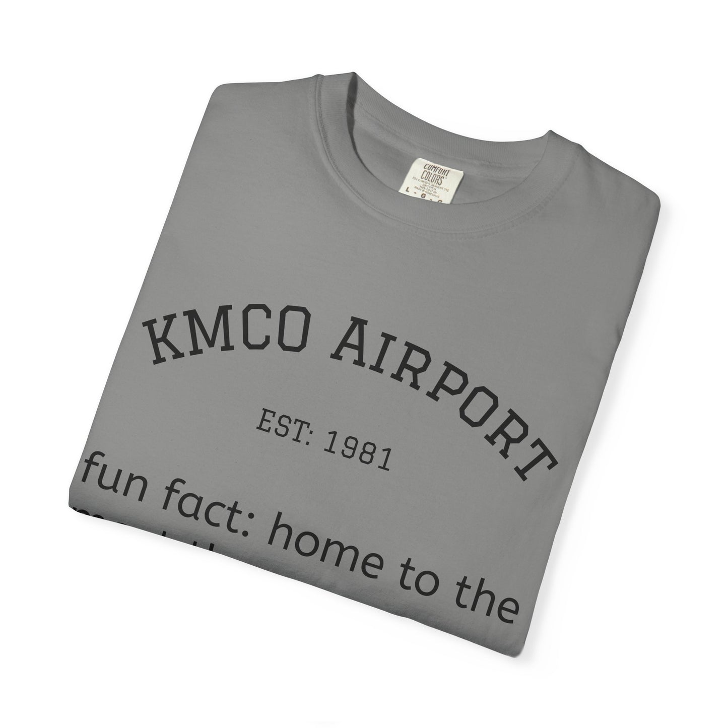 KMCO airport tee