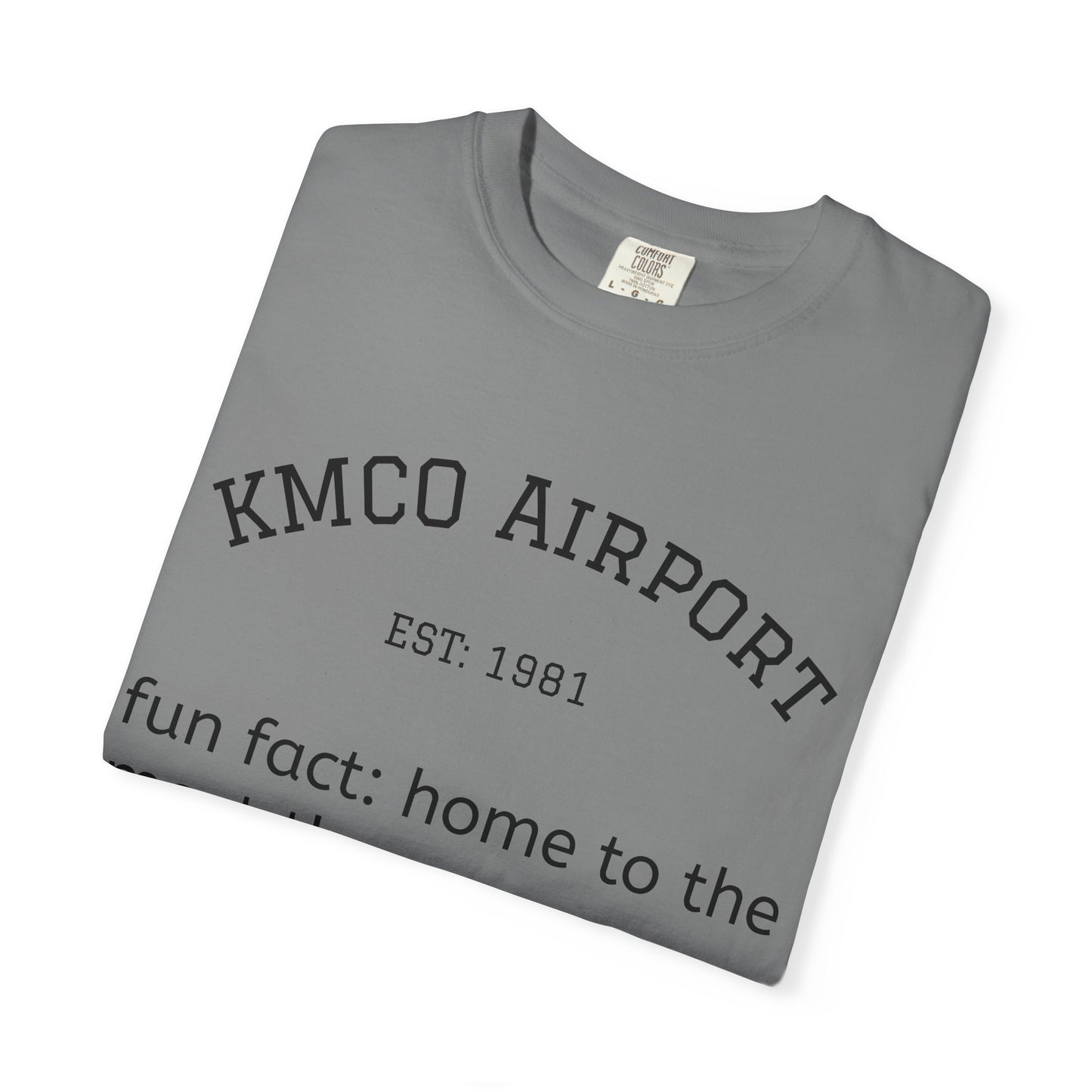 KMCO airport tee