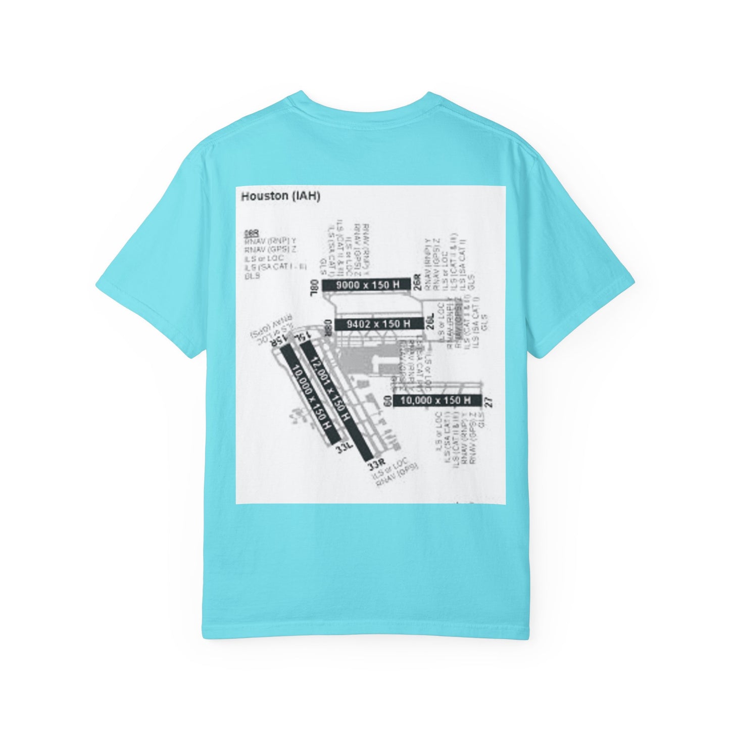 KIAH airport map tee