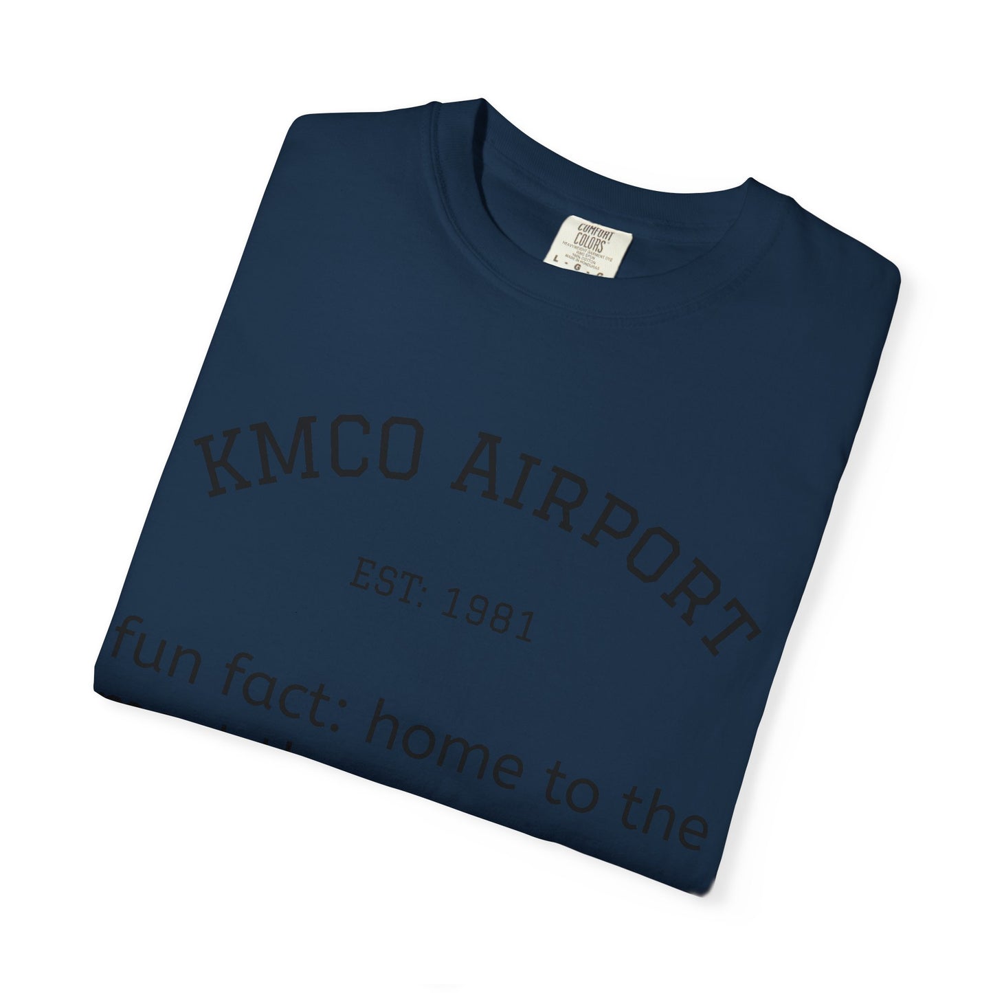 KMCO airport tee