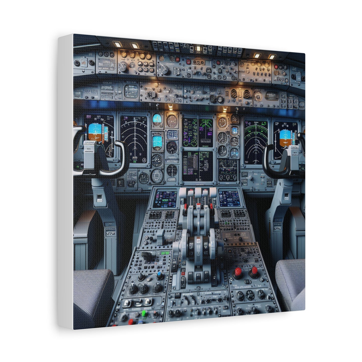 airplane controls canvas