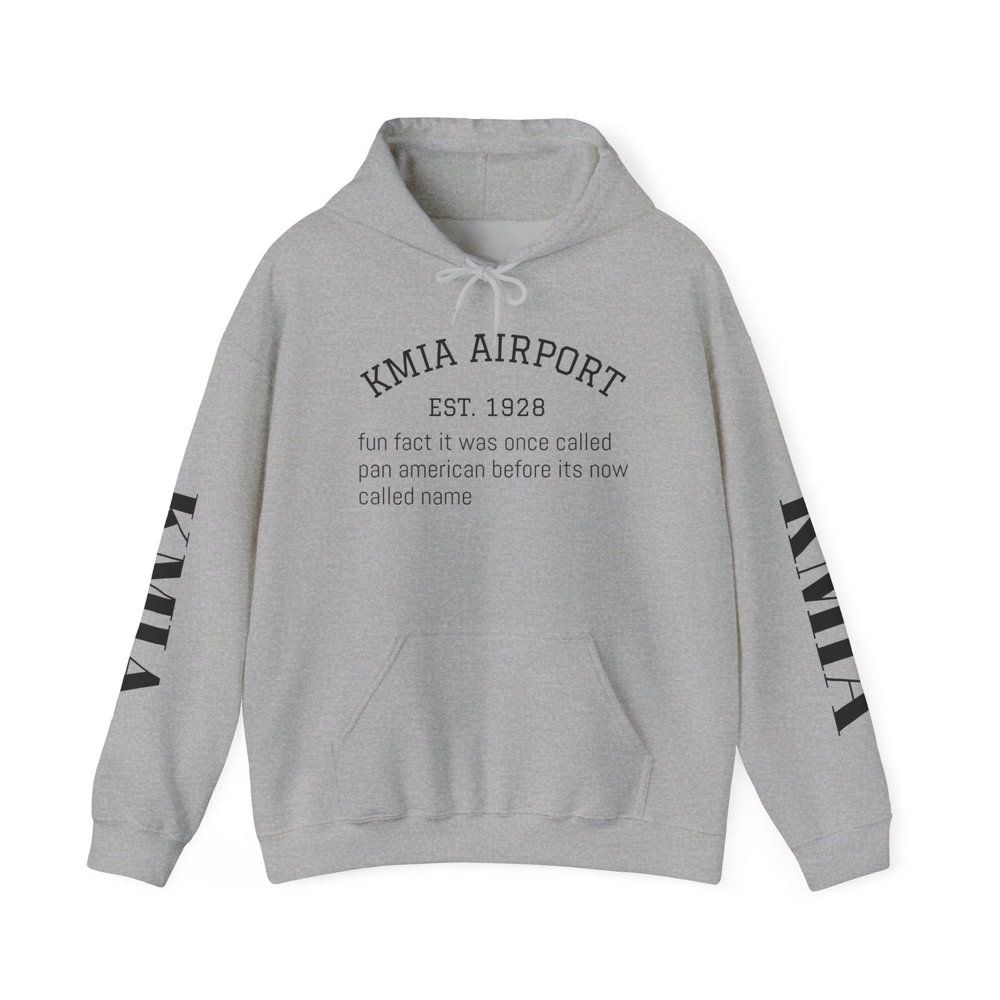KMIA airport map hoodie