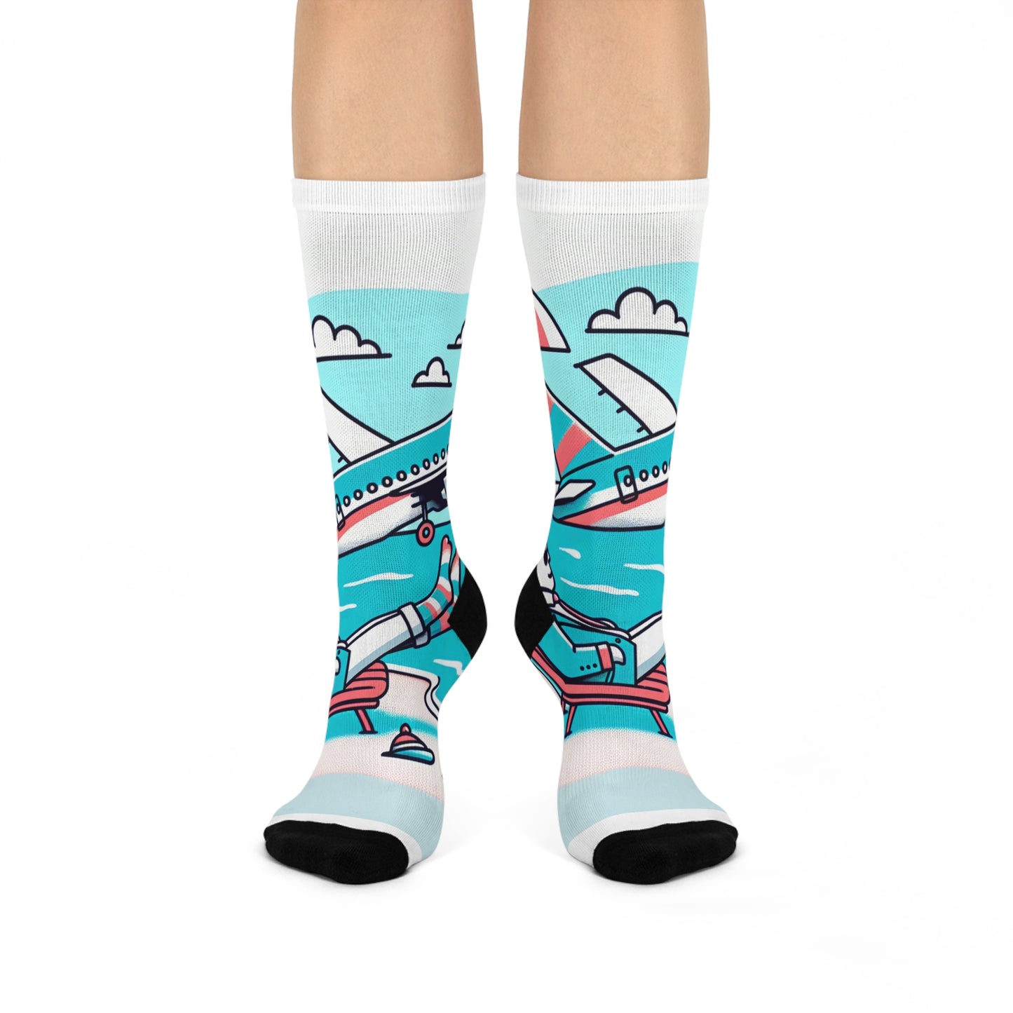 cool airplane socks