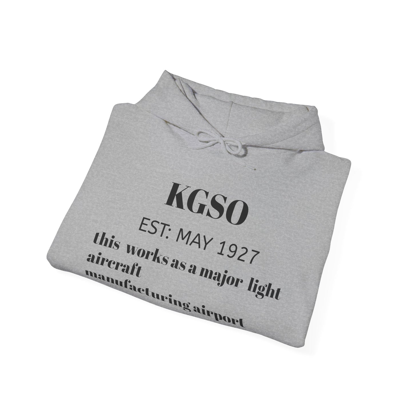 (NEW!!) KGSO airport hoodie