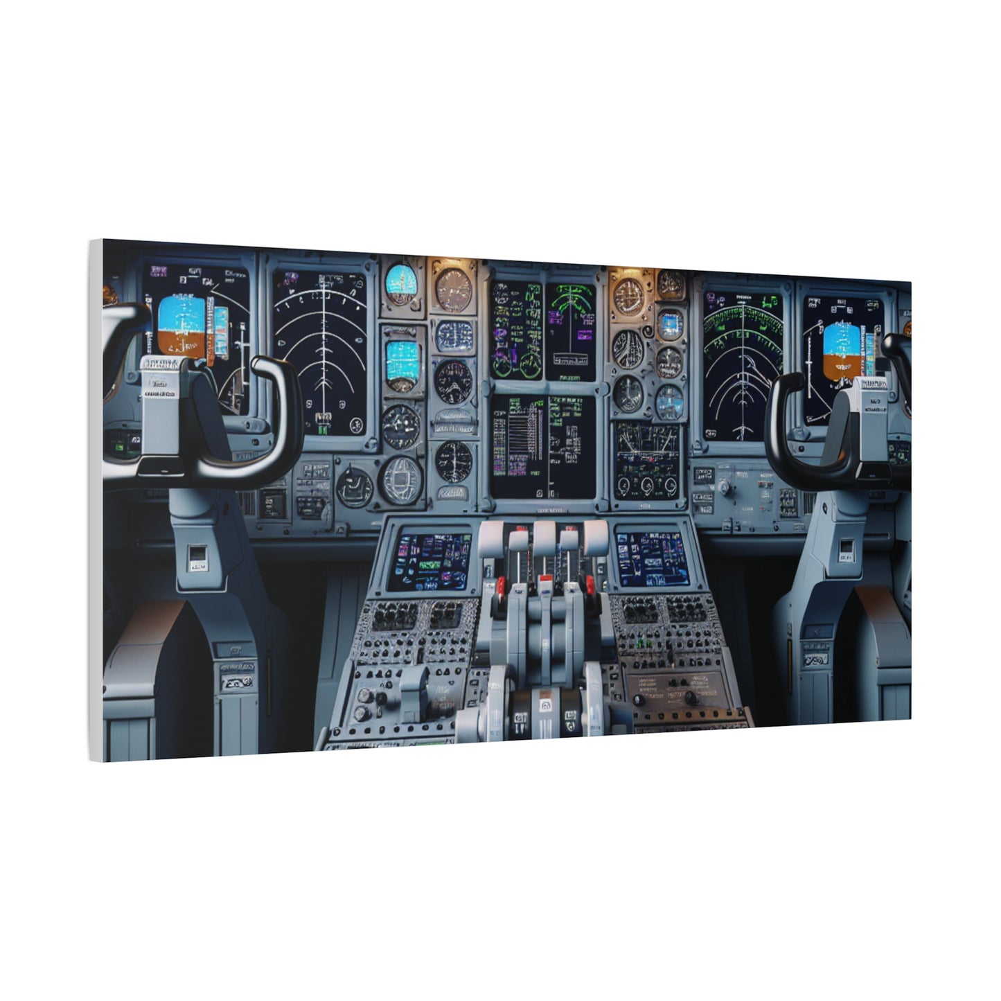 airplane controls canvas