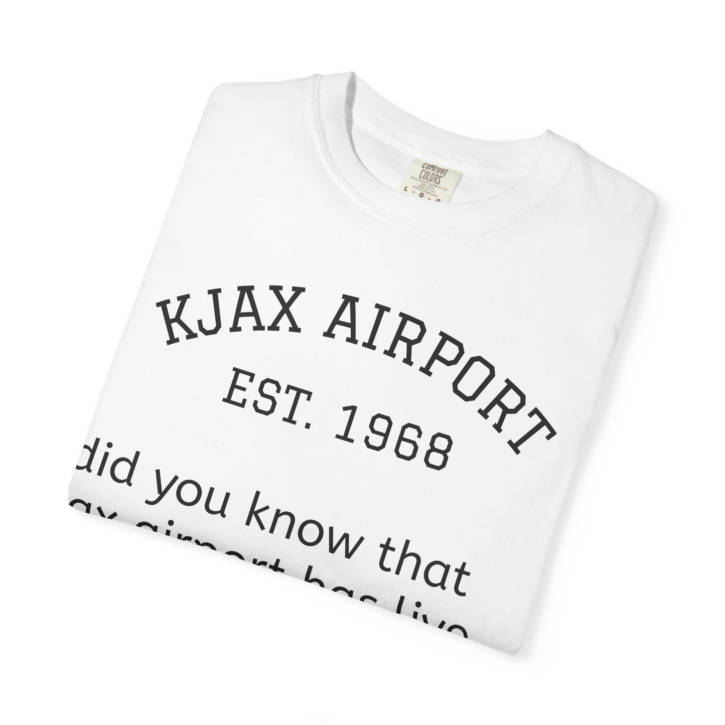 KJAX airport t shirt