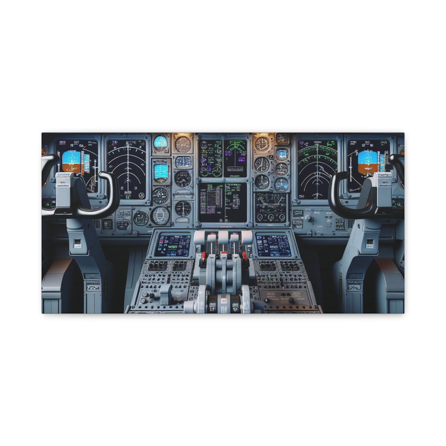 airplane controls canvas