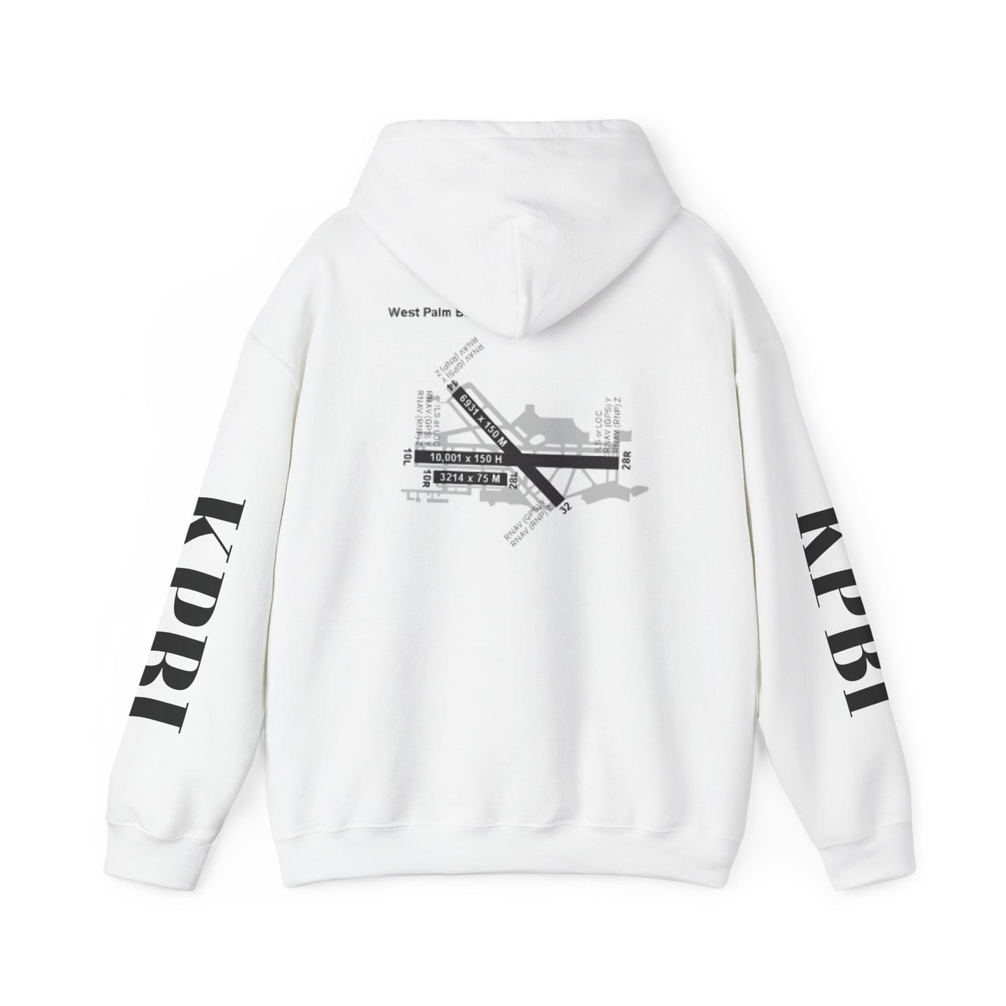 KPBI airport hoodie