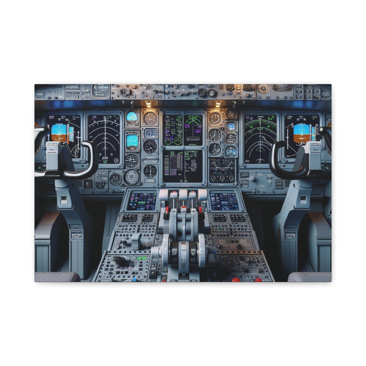 airplane controls canvas