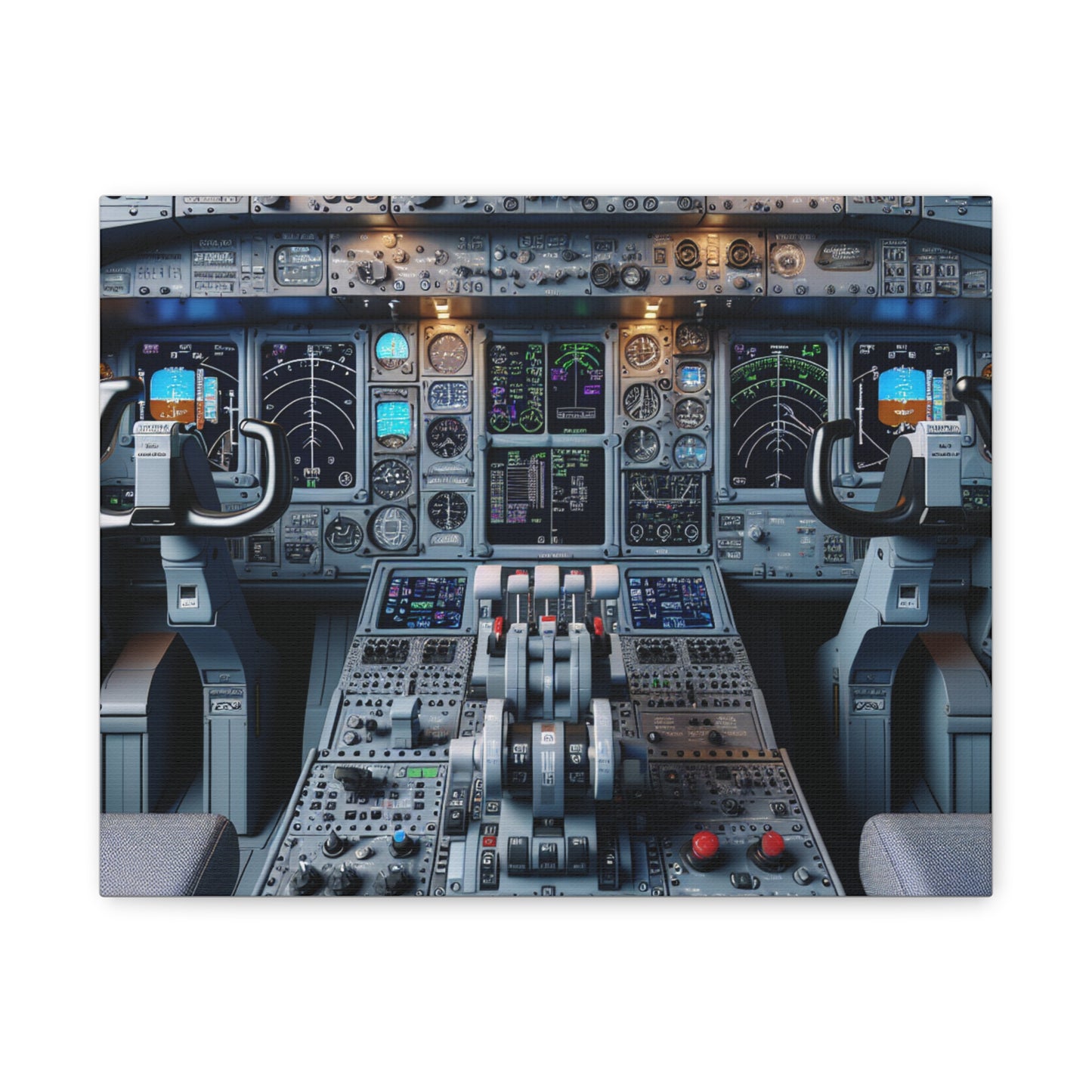 airplane controls canvas