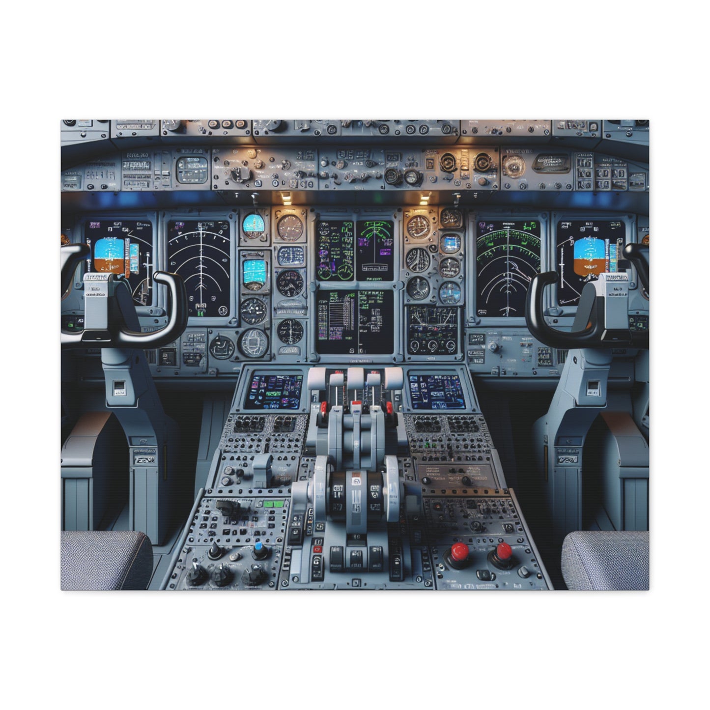 airplane controls canvas