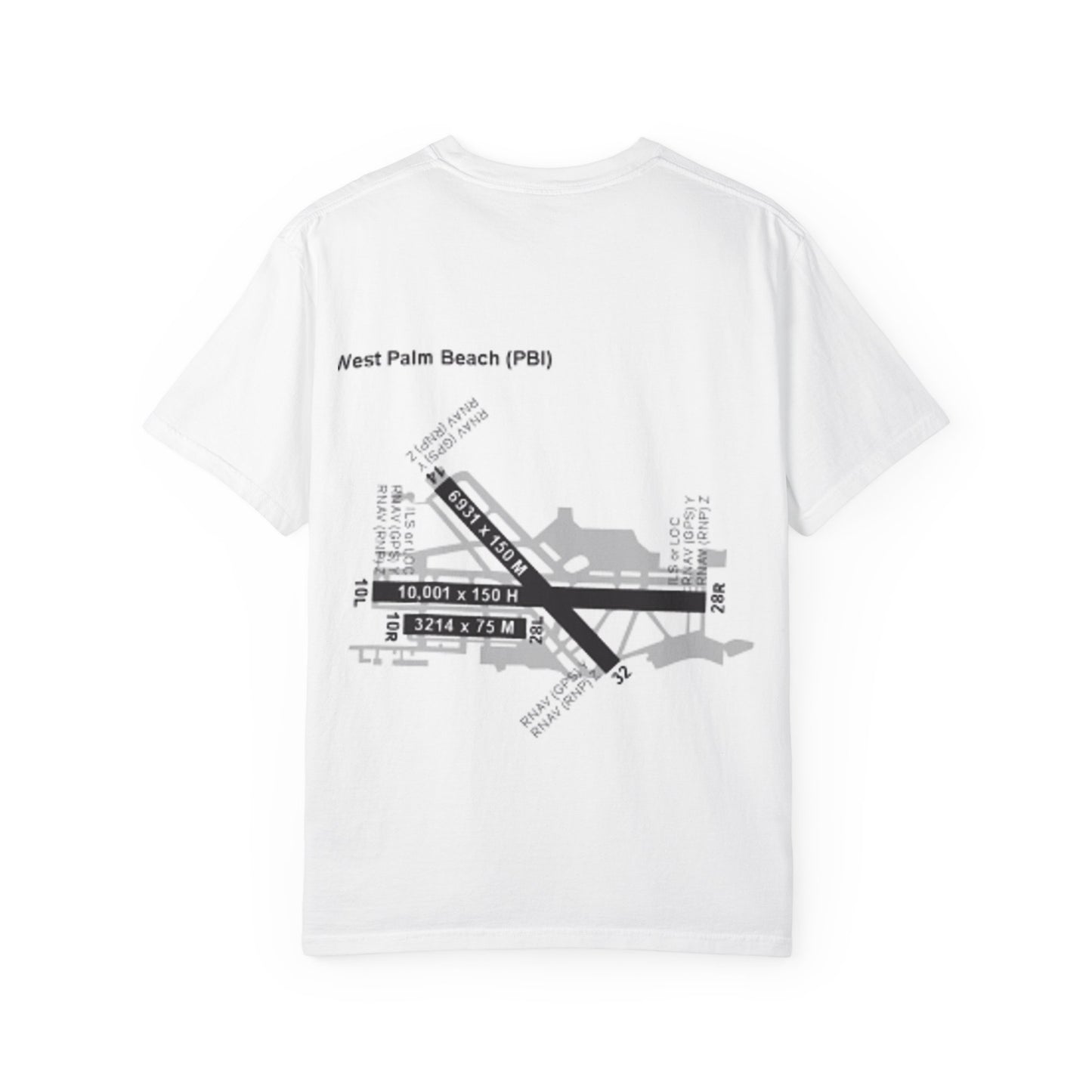 KPBI airport t-shirt