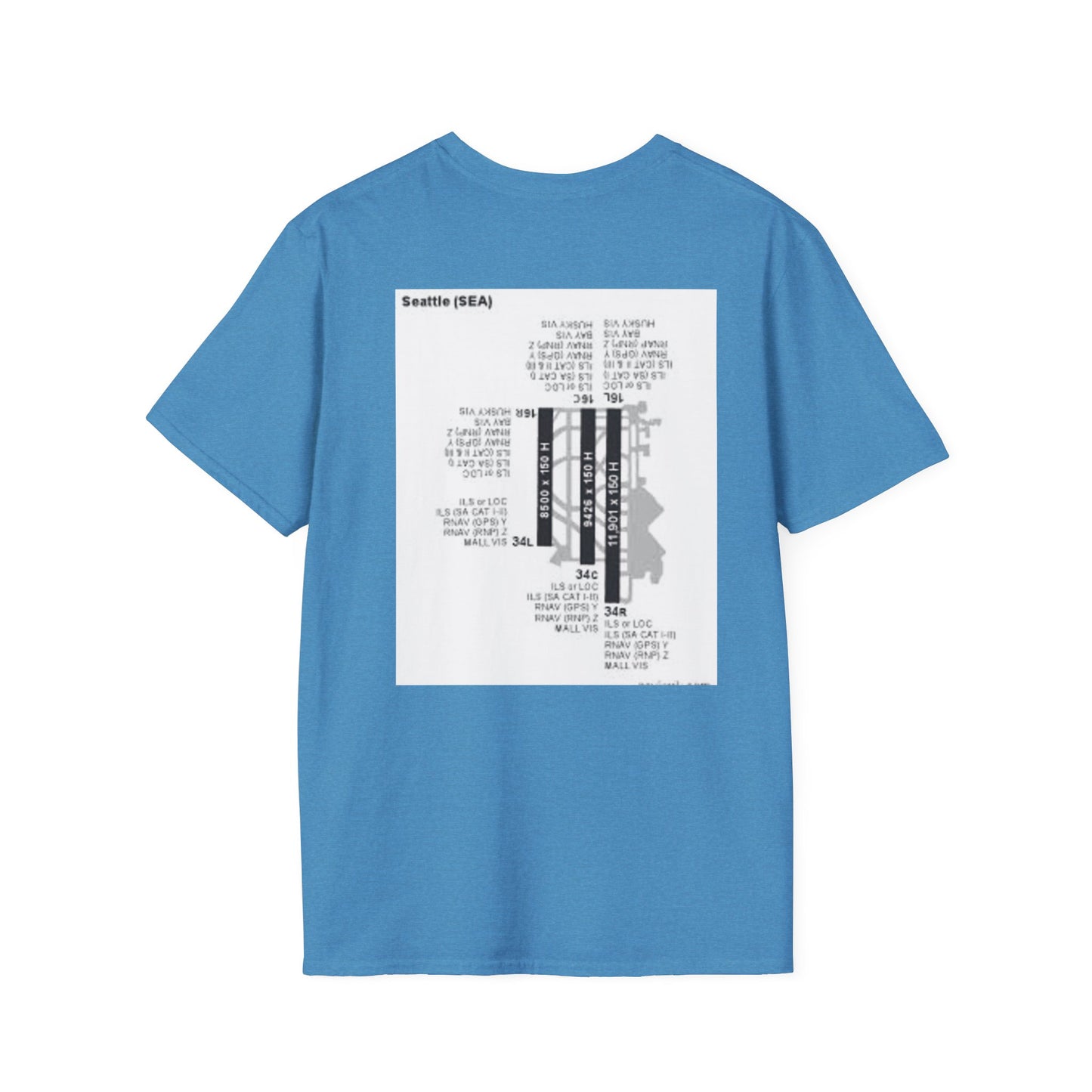 KSEA airport t-shirt