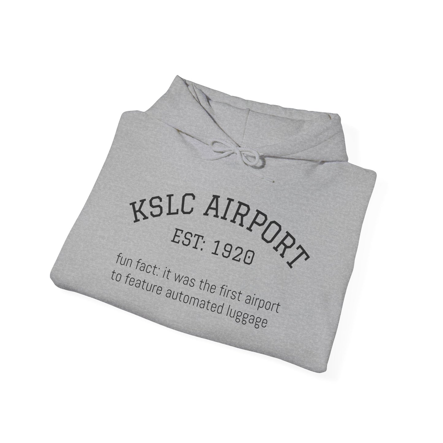 KSLC airport map hoodie