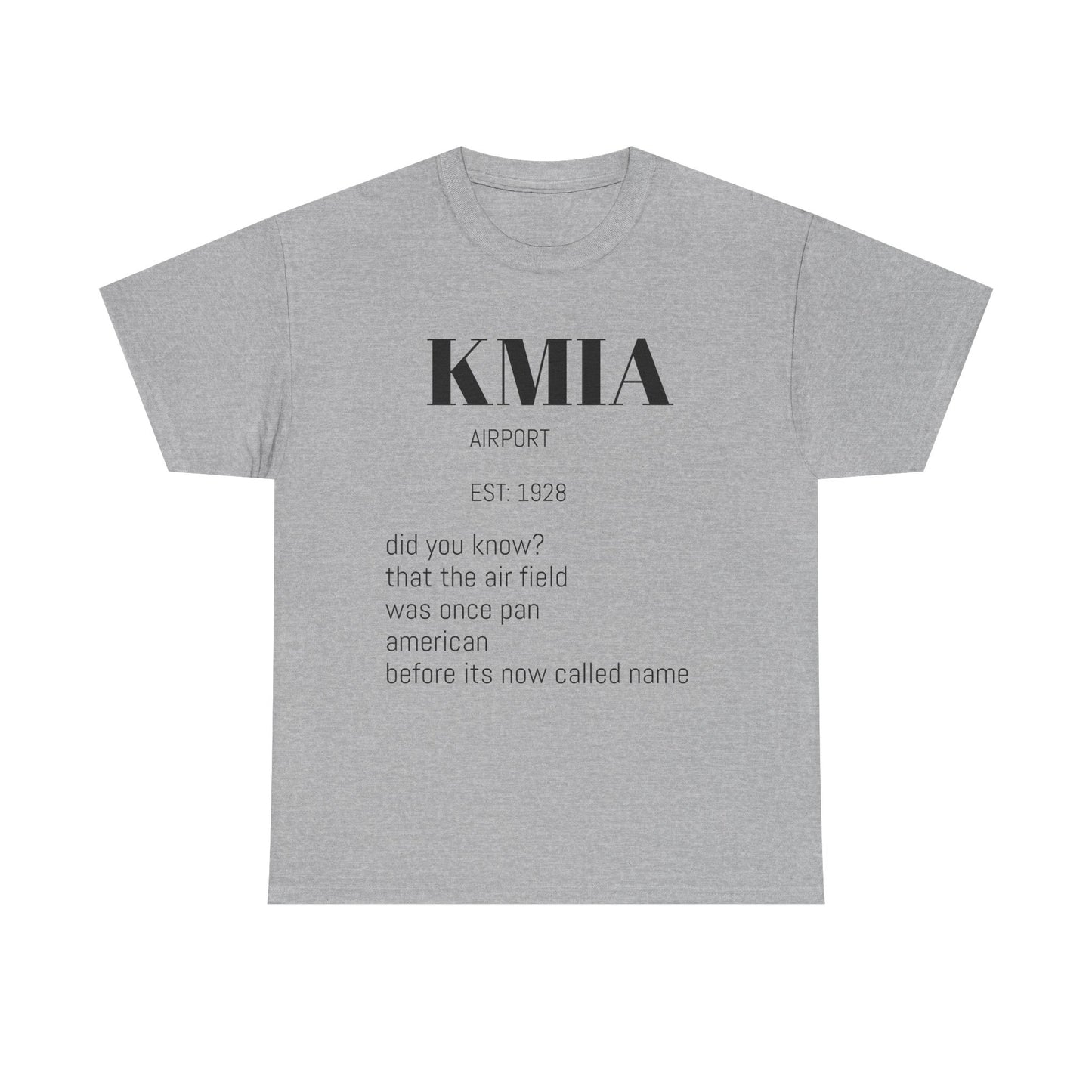 KMIA airport t-shirt