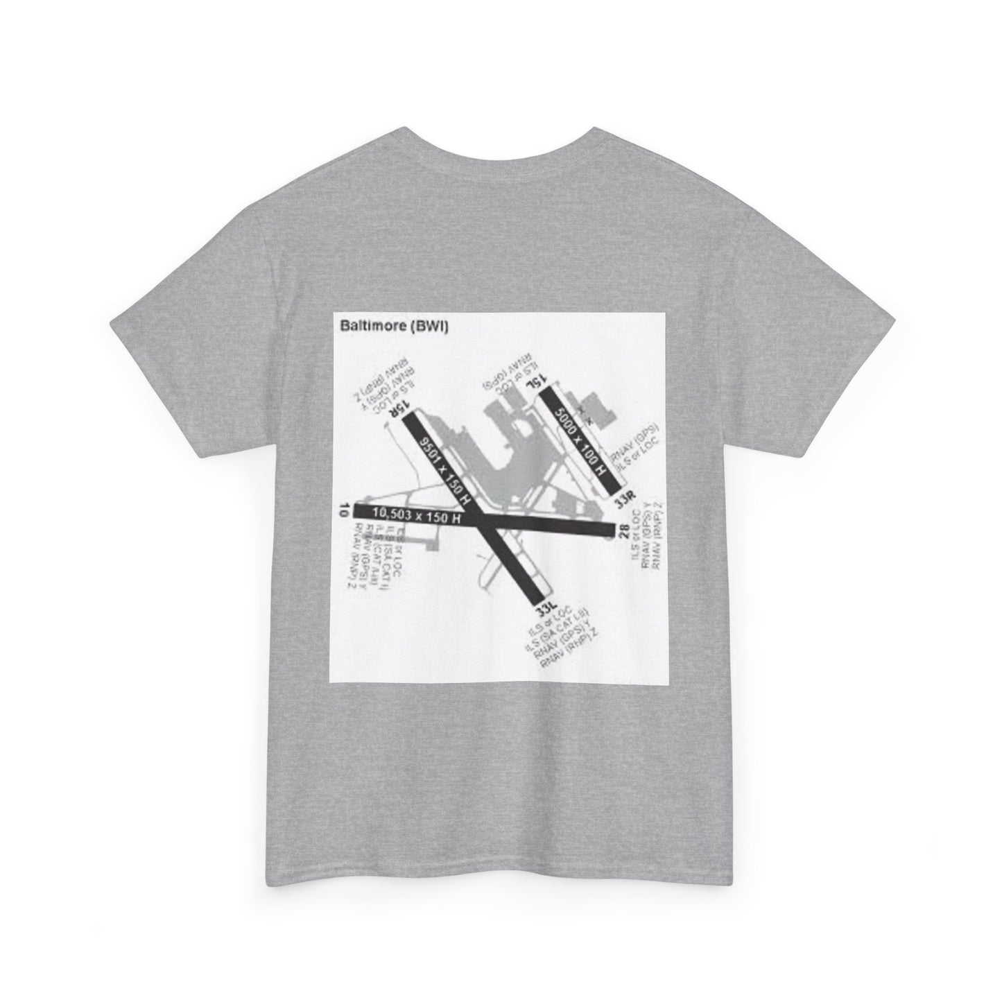 KBWI airport t-shirt