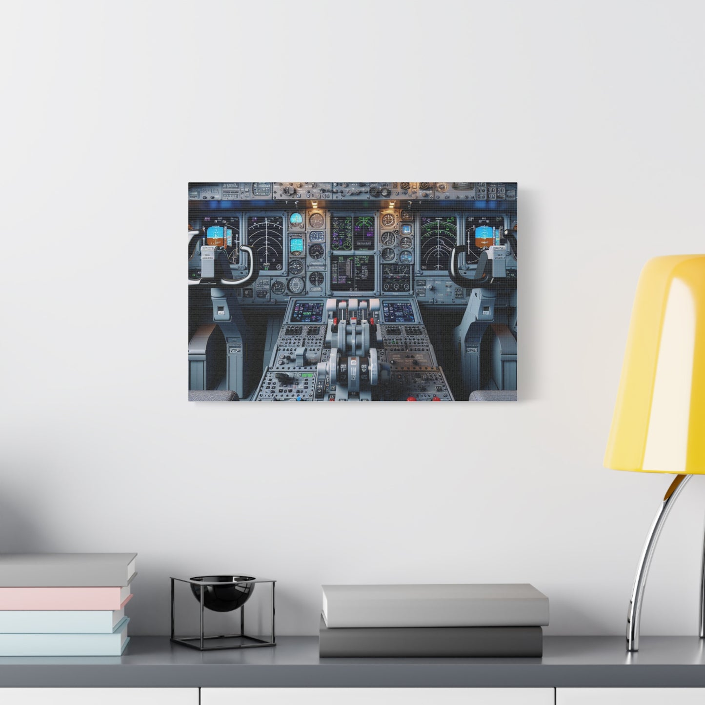 airplane controls canvas