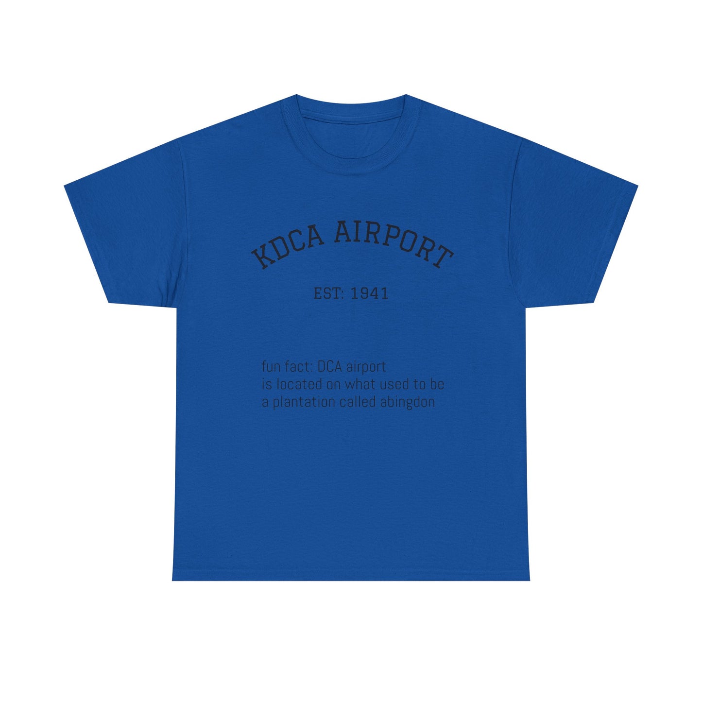 KDCA airport t-shirt