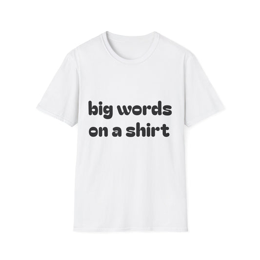 Big Words shirt