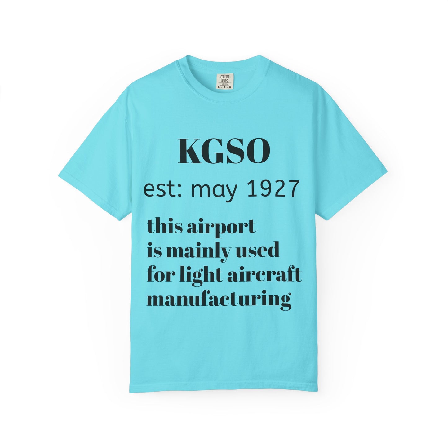 (NEW!!!!) KGSO airport t-shirt