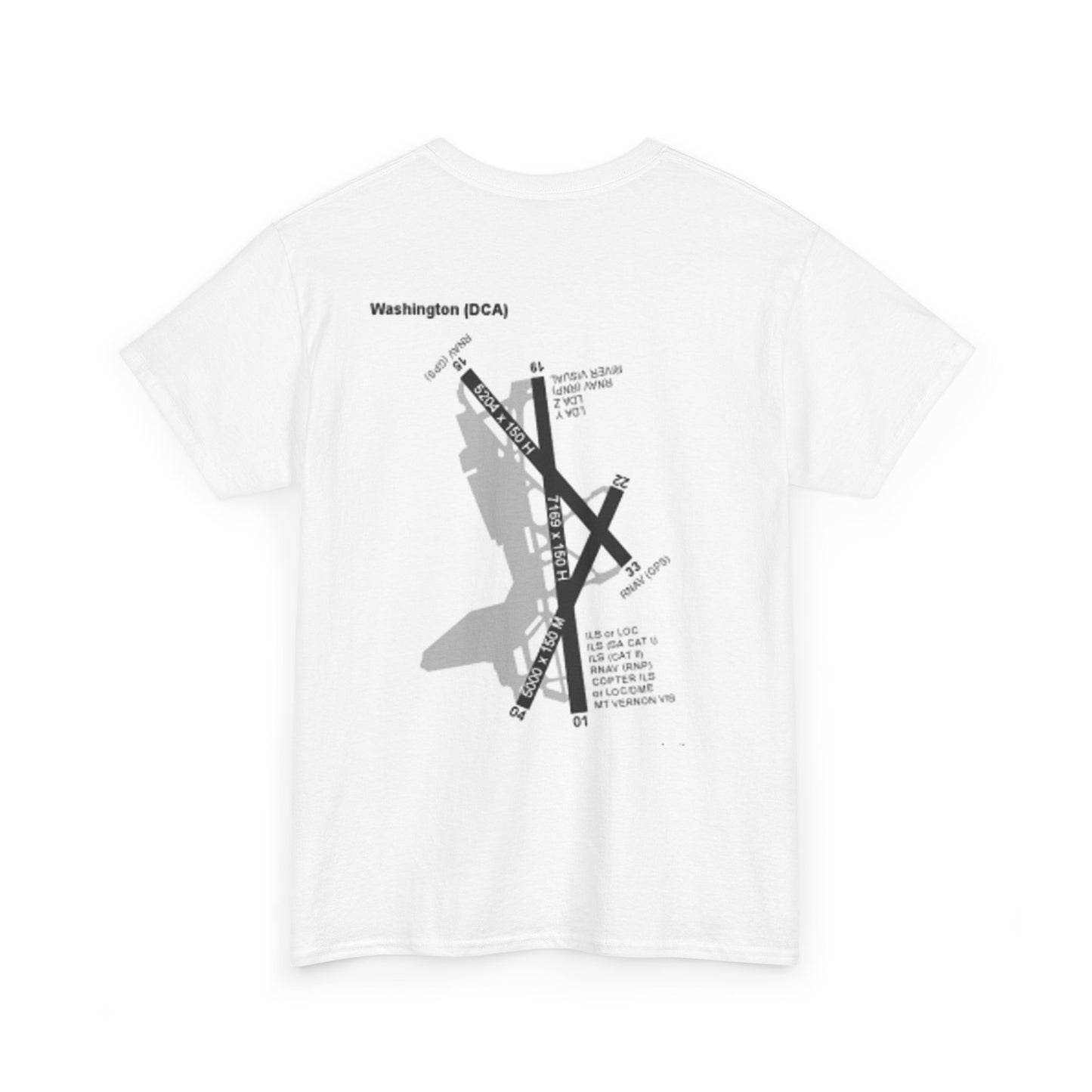 KDCA airport t-shirt