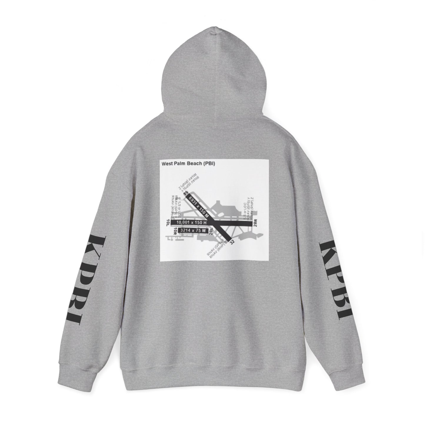 KPBI airport hoodie