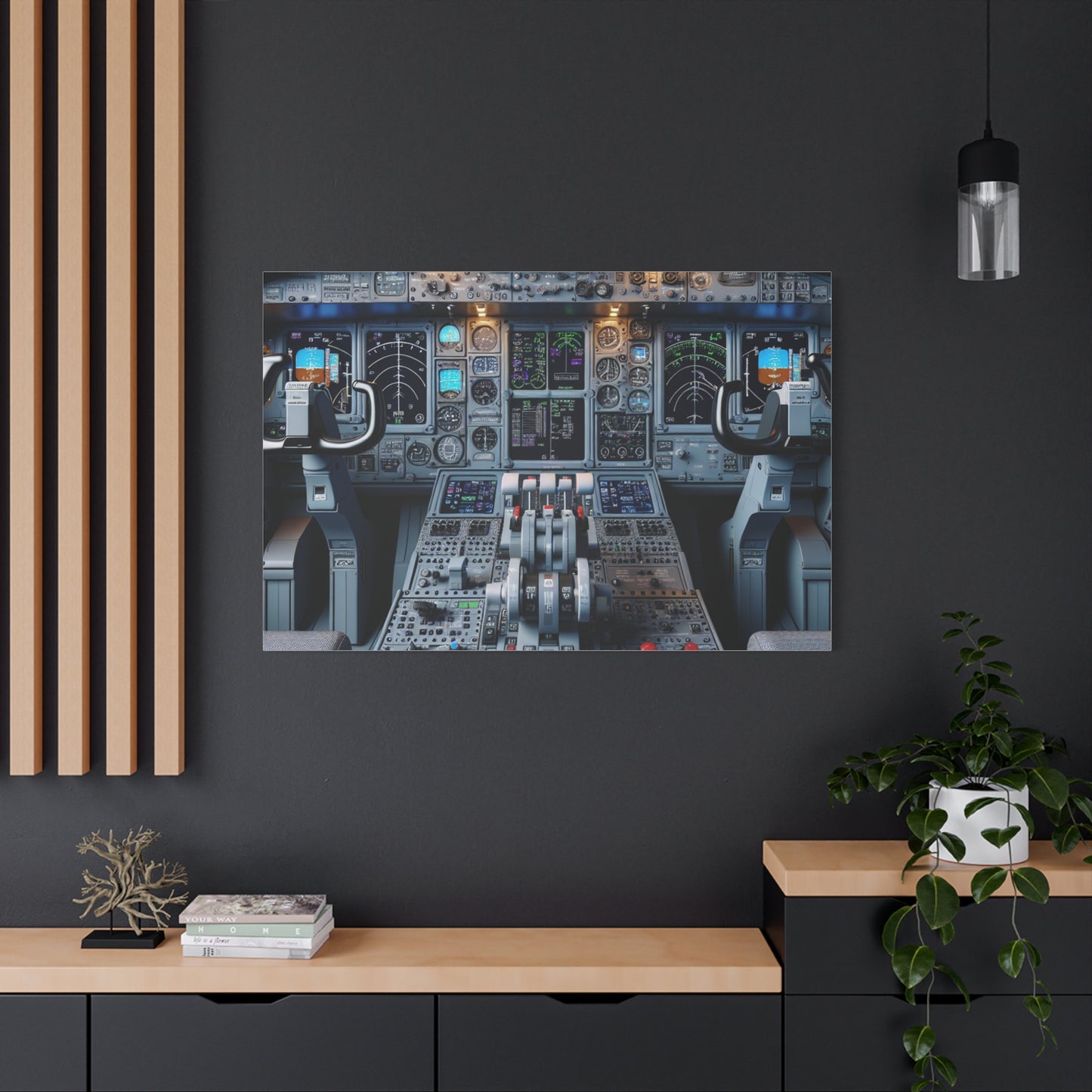 airplane controls canvas