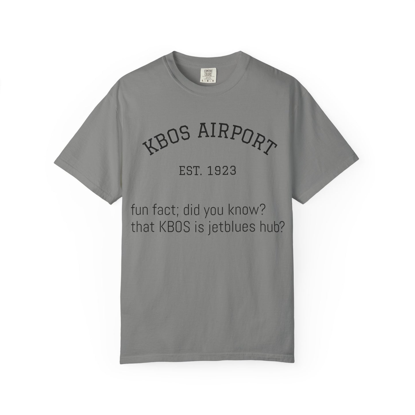 KBOS airport shirt