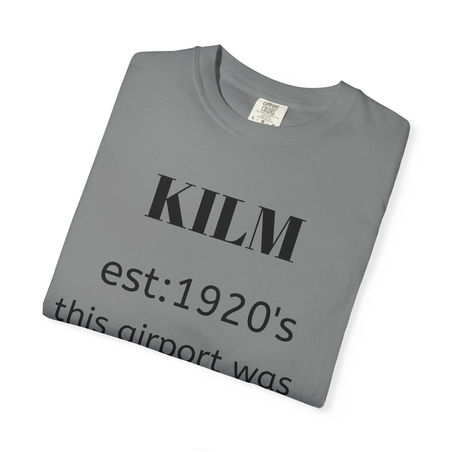 (NEW!!) KILM airport t shirt