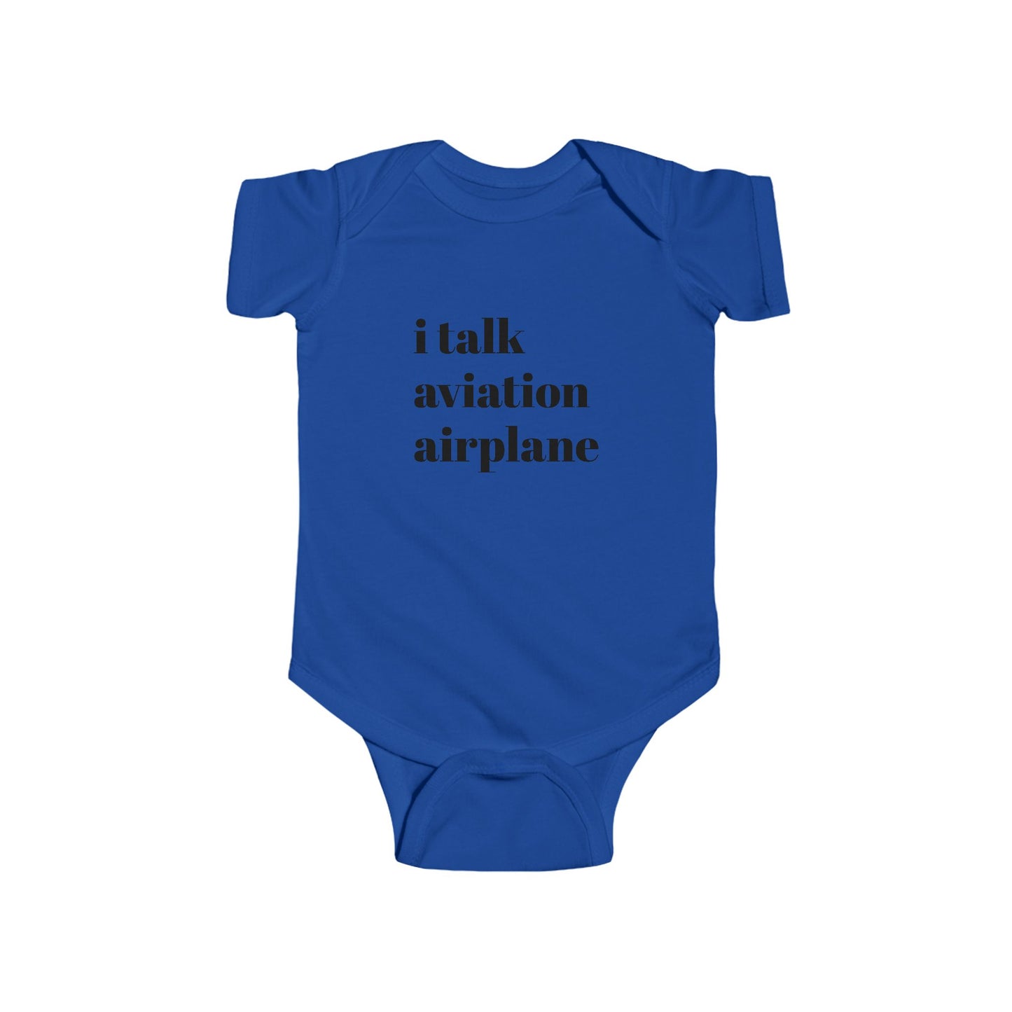 i talk aviation baby suit