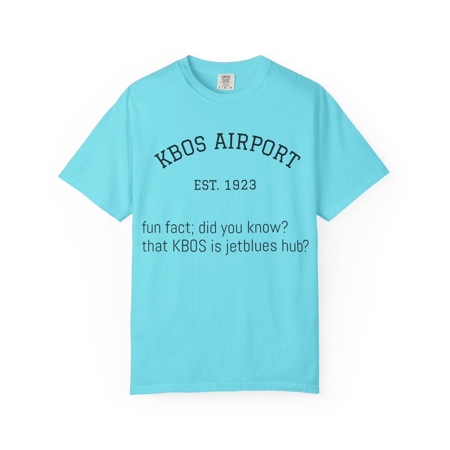 KBOS airport shirt