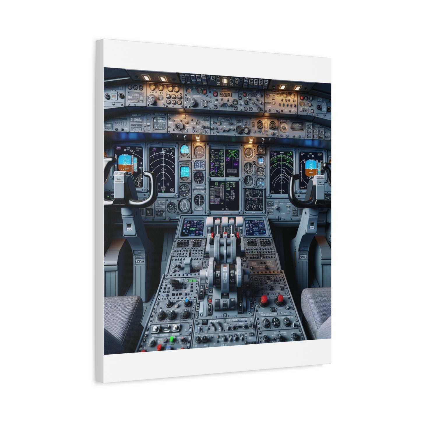 airplane controls canvas