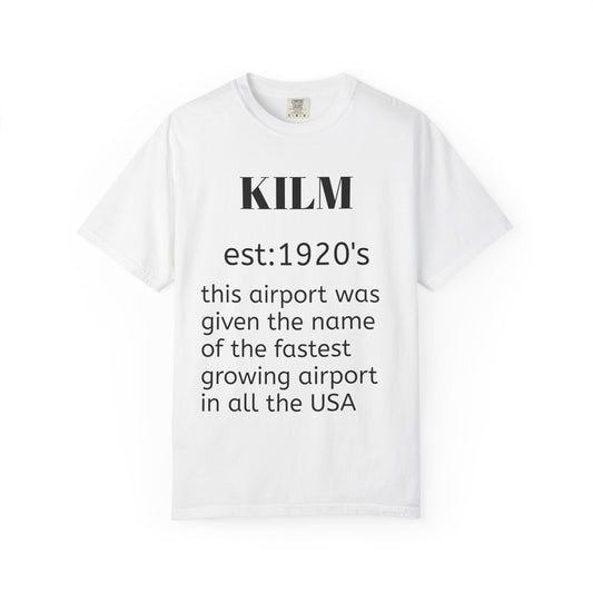 (NEW!!) KILM airport t shirt